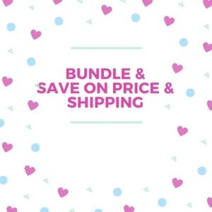 Bundle and save 30% and $4.99 shipping!!